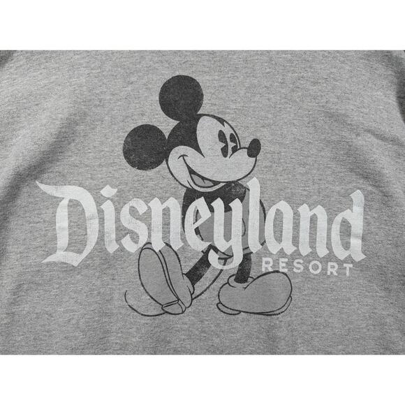 Disneyland Resort Mickey Mouse Crewneck Pullover Sweatshirt Adult SMALL Gray - Picture 3 of 7
